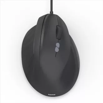 Hama vertikalni ergonomski žičani miš ECM-500R, za dešnjake, crni Hama vertikalni ergonomski žičani miš ECM-500R, za dešnjake, crni