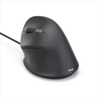 Hama vertikalni ergonomski žičani miš ECM-500L, za ljevake, crni Hama vertikalni ergonomski žičani miš ECM-500L, za ljevake, crni