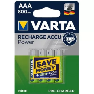 Varta LR03/4BP 800 mAh Spremne za upotrebu (blister 4 kom)