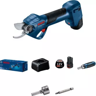 BOSCH Pro Pruner, akumulatorske vrtne škare, 25 mm, 12,0 V, brzi punjač BOSCH Pro Pruner, akumulatorske vrtne škare, 25 mm, 12,0 V, brzi punjač