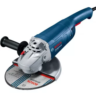 BOSCH GWS 2200, kutna brusilica, 2.200 W, 6.500 - 6.500 o/min, 230 mm, prekidač na zaključavanje BOSCH GWS 2200, kutna brusilica, 2.200 W, 6.500 - 6.500 o/min, 230 mm, prekidač na zaključavanje