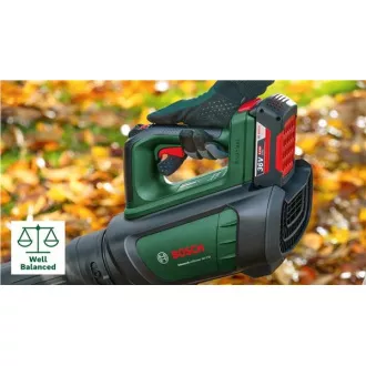 BOSCH AdvancedLeafBlower 36V-750, akumulatorska puhalica za lišće, 36 V, protok 100 – 200 km/h, baterija 2,0 Ah BOSCH AdvancedLeafBlower 36V-750, akumulatorska puhalica za lišće, 36 V, protok 100 – 200 km/h, baterija 2,0 Ah