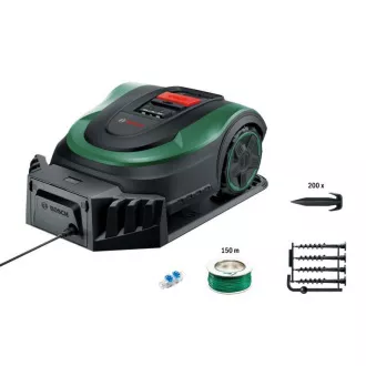 Bosch Indego M+ 700, robotska kosilica, 18 V, visina rezanja 30 - 50 mm, površina do 700 m2 Bosch Indego M+ 700, robotska kosilica, 18 V, visina rezanja 30 - 50 mm, površina do 700 m2