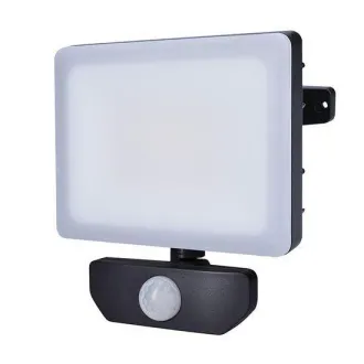 Solight LED reflektor Quick sa senzorom, 30W, 2550lm, 4000K, IP44, crni