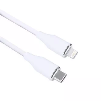 Solight USB-C/Lightning kabel, USB-C konektor - Lightning konektor, silikon, 1m Solight USB-C/Lightning kabel, USB-C konektor - Lightning konektor, silikon, 1m