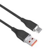 Solight USB-C kabel, USB 2.0 A konektor - USB-C 3.1 konektor, silikonski, 1 m