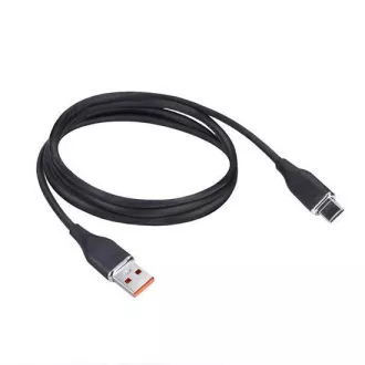 Solight USB-C kabel, USB 2.0 A konektor - USB-C 3.1 konektor, silikonski, 1 m