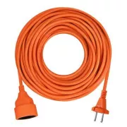 Solight 1z fleksibilni kabel - konektor, 10 m, 2 x 1, 5 mm2, narančasti