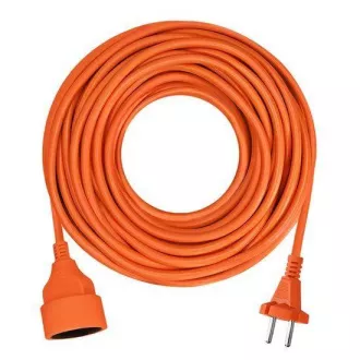 Solight 1z fleksibilni kabel - konektor, 10 m, 2 x 1, 5 mm2, narančasti