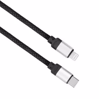 Solight magnetni USB-C/Lightning kabel, USB-C konektor - Lightning konektor, 1m