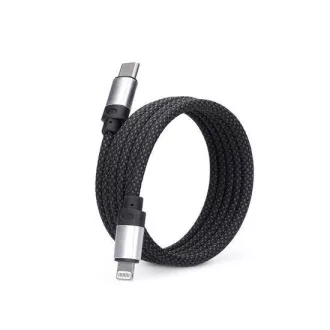 Solight magnetni USB-C/Lightning kabel, USB-C konektor - Lightning konektor, 1m