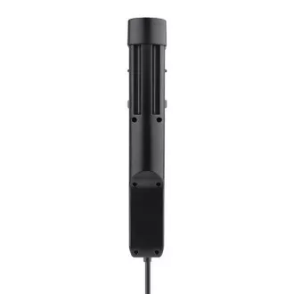 Solight 3z + USB A+C prijenosne stolne utičnice, 2 m, crne, USB brzi punjač 20W PD