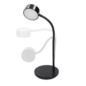 Solight LED stolna lampa, 4,5 W, 300 lm, 3CCT, crna, podnožje