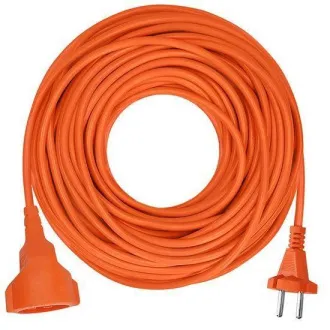 Solight 1z fleksibilni kabel - konektor, 20 m, 2 x 1, 5 mm2, narančasti