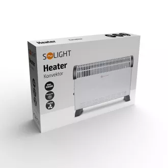 Solight konvektor za topli zrak 2000W, ventilator, podesivi termostat