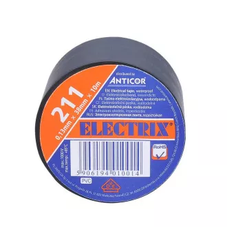 Solight izolacijska traka, 38 mm x 0,13 mm x 10 m, crna