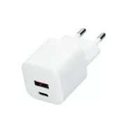 Solight USB-C + USB-A brzi punjač GaN 20W PD