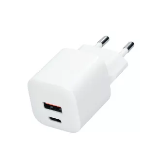 Solight USB-C + USB-A brzi punjač GaN 20W PD