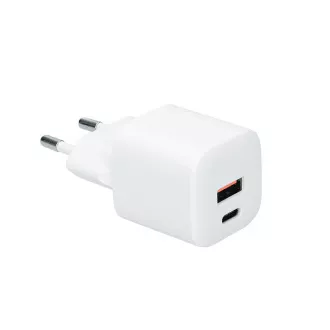 Solight USB-C + USB-A brzi punjač GaN 20W PD