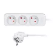 Solight produžni kabel 3m, 3 utičnice, 16A/3680W, PVC, bijeli
