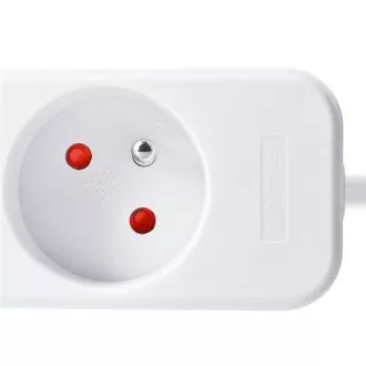 Solight produžni kabel 3m, 3 utičnice, 16A/3680W, PVC, bijeli