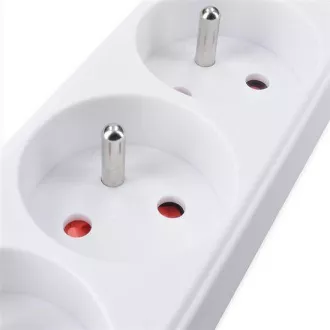 Solight produžni kabel 3m, 3 utičnice, 16A/3680W, PVC, bijeli