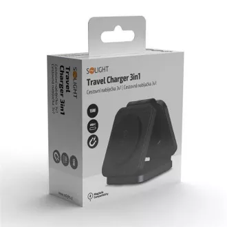 Solight 3-u-1 putni punjač, kompatibilan s MagSafeom
