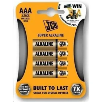 JCB SUPER alkalna baterija LR03, blister 4 kom