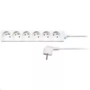 Produžni kabel Solight, 6 utičnica, bijeli, 1,5m