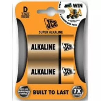 JCB SUPER alkalna baterija LR20, blister 2 kom JCB SUPER alkalna baterija LR20, blister 2 kom