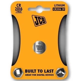 JCB gumbasta litijeva baterija CR2016, blister 1 kom.