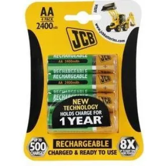 JCB RTU NiMH AA / R06, min.2400mAh, napunjen, blister 4 kom