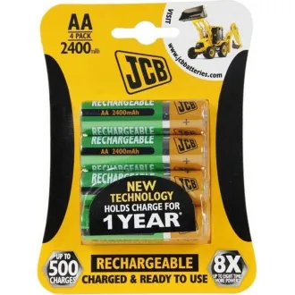 JCB RTU NiMH AA / R06, min.2400mAh, napunjen, blister 4 kom