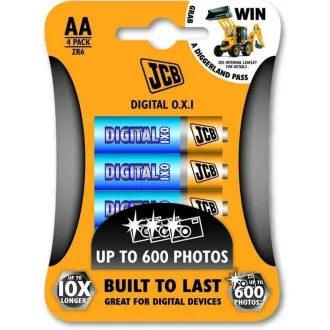 JCB OXI DIGITAL alkalna baterija LR06, blister 4 kom