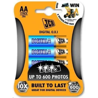 JCB OXI DIGITAL alkalna baterija LR06, blister 4 kom