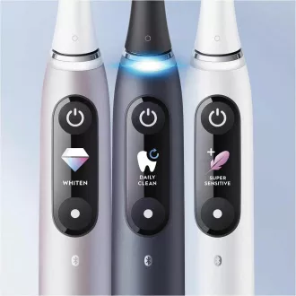 Oral-B iO Series 9 Duo Black Onyx & Rose Quartz set električnih četkica za zube, magnet, 7 načina rada, AI