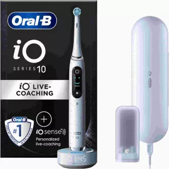 Oral-B iO10 električna četkica za zube, 7 načina rada, timer, senzor pritiska, 3D mapiranje i pametne funkcije, bijela