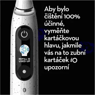 Oral-B iO10 električna četkica za zube, 7 načina rada, timer, senzor pritiska, 3D mapiranje i pametne funkcije, bijela