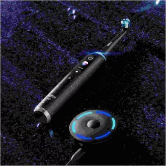 Oral-B iO Series 10 Cosmic Black električna četkica za zube, magnetska, 7 načina rada, AI, mjerač vremena, 3D mapiranje