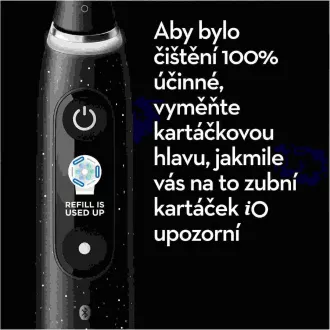 Oral-B iO Series 10 Cosmic Black električna četkica za zube, magnetska, 7 načina rada, AI, mjerač vremena, 3D mapiranje