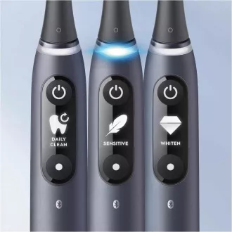 Oral-B iO Series 7 Duo Black Onyx & White Alabaster set električne četkice za zube, 5 načina rada, AI, timer