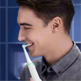 Oral-B iO Series 6 Duo White & Pink Sand set električne četkice za zube, 5 načina rada, AI, timer