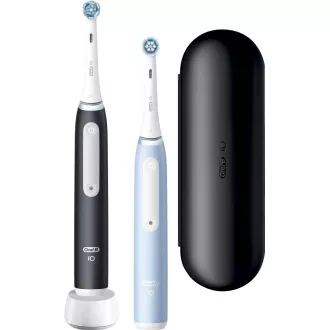 Oral-B iO Series 3 Duo Black & Blue električna četkica za zube, 3 načina rada, mjerač vremena, senzor pritiska, torbica Oral-B iO Series 3 Duo Black & Blue električna četkica za zube, 3 načina rada, mjerač vremena, senzor pritiska, torbica