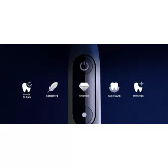 Oral-B iO Series 6 električna četkica za zube, 5 načina rada, mjerač vremena, senzor pritiska, mobilna aplikacija, bijela
