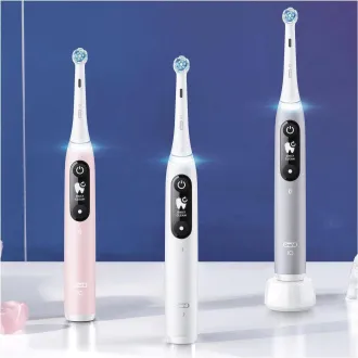 Oral-B iO Series 6 električna četkica za zube, 5 načina rada, mjerač vremena, senzor pritiska, mobilna aplikacija, bijela Oral-B iO Series 6 električna četkica za zube, 5 načina rada, mjerač vremena, senzor pritiska, mobilna aplikacija, bijela