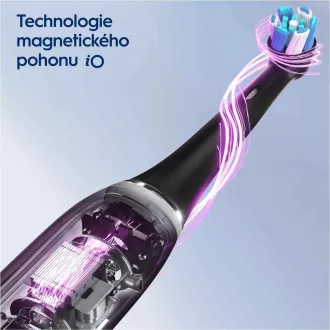 Oral-B iO Series 3 Matt Black električna četkica za zube, magnetska, 3 načina rada, senzor pritiska Oral-B iO Series 3 Matt Black električna četkica za zube, magnetska, 3 načina rada, senzor pritiska