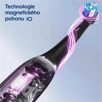 Oral-B iO Series 3 Matt Black električna četkica za zube, magnetska, 3 načina rada, senzor pritiska - Raspakiran Oral-B iO Series 3 Matt Black električna četkica za zube, magnetska, 3 načina rada, senzor pritiska - Raspakiran