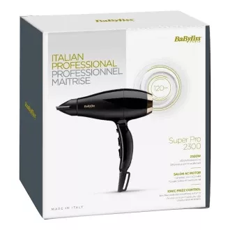 Babyliss 6714E sušilo za kosu, 2300 W, 3 temperature, 2 brzine, hladan zrak, crno