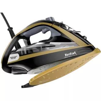 Tefal FV9865E0 Ultimate Pure Steam Iron, 3000 W, automatsko isključivanje, prskanje, brzo zagrijavanje, crno/zlatno
