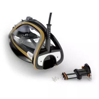 Tefal FV9865E0 Ultimate Pure Steam Iron, 3000 W, automatsko isključivanje, prskanje, brzo zagrijavanje, crno/zlatno